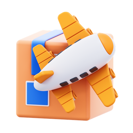Caixa de avião  3D Icon