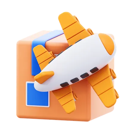 Caixa de avião  3D Icon