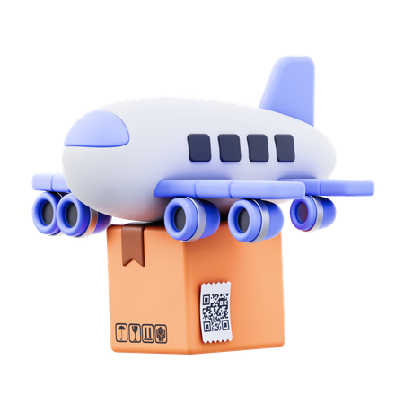 Caixa de avião  3D Icon