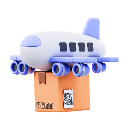 Caixa de avião  3D Icon