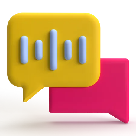 Janela de conversa  3D Icon