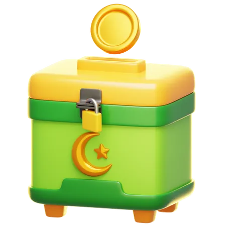 Caixa de caridade  3D Icon