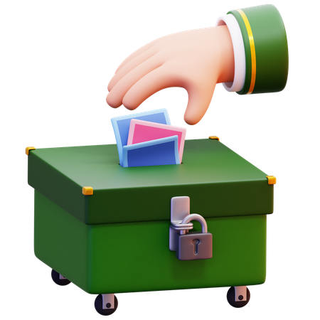Caixa de caridade  3D Icon