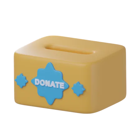 Caixa de caridade  3D Icon
