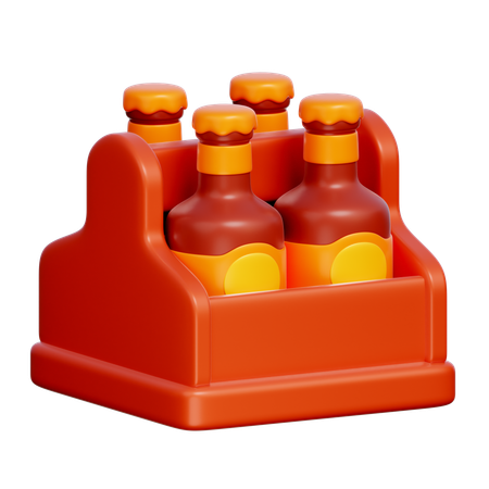Caixa de cerveja  3D Icon
