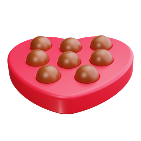 Caixa de chocolate  3D Icon