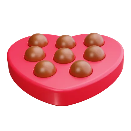 Caixa de chocolate  3D Icon