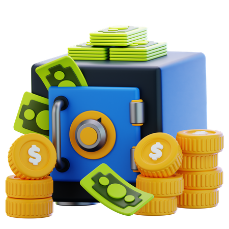 Caixa de deposito  3D Icon