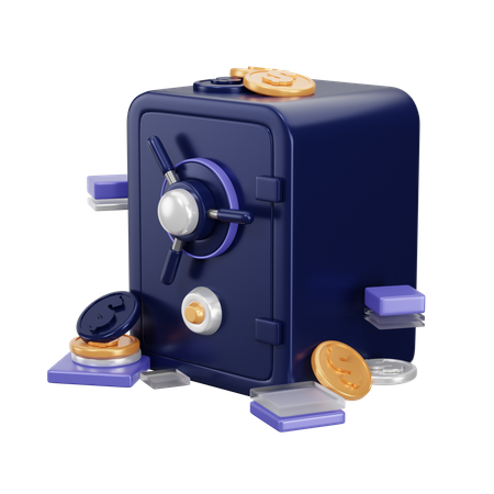 Caixa de deposito  3D Icon