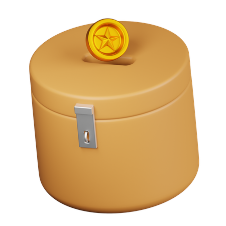 Caixa de doações  3D Icon