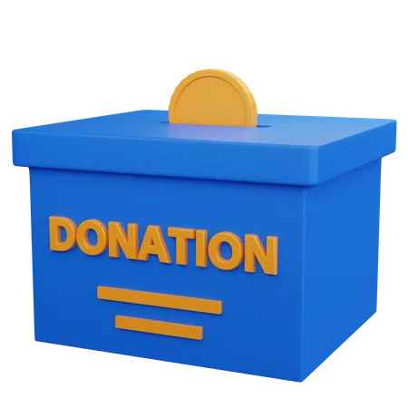 Caixa de doações  3D Icon