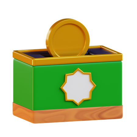 Caixa de doações  3D Icon