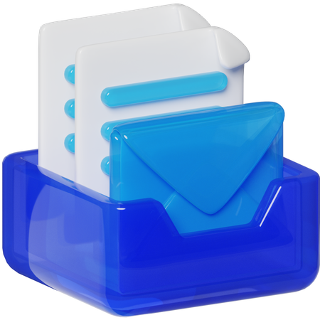 Caixa de entrada  3D Icon