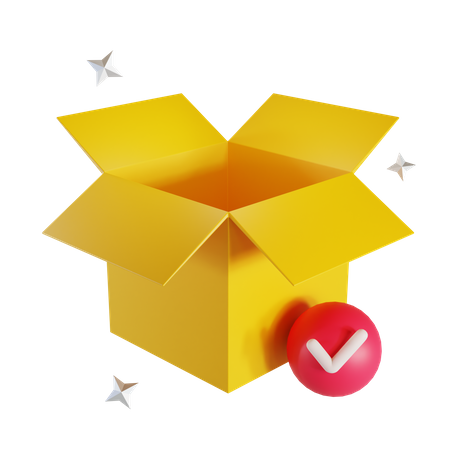 Caixa de entrega aberta  3D Icon