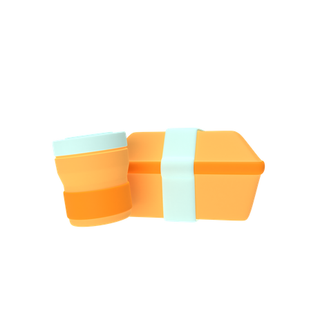Caixa de entrega de comida  3D Icon