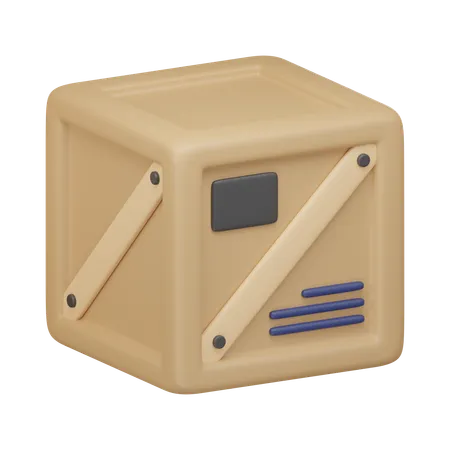 Caixa de transporte  3D Icon