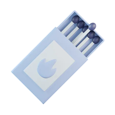 Caixa de fósforos  3D Icon