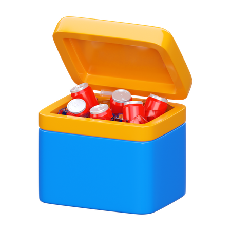 Refrigerante de caixa de gelo  3D Icon