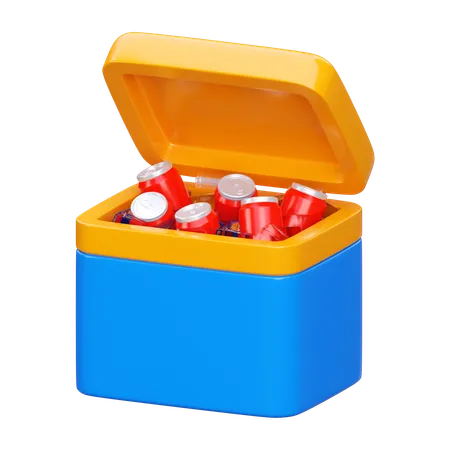 Refrigerante de caixa de gelo  3D Icon