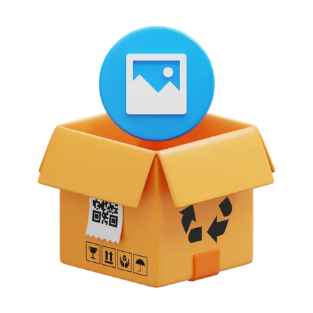 Caixa de imagem  3D Icon