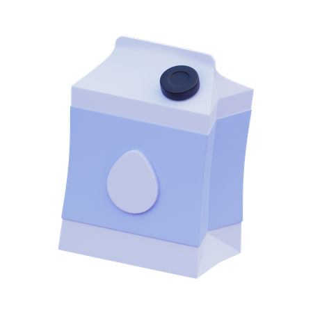 Caixa de leite  3D Icon