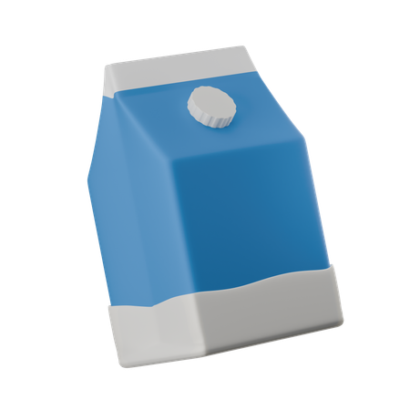 Caixa de leite  3D Icon