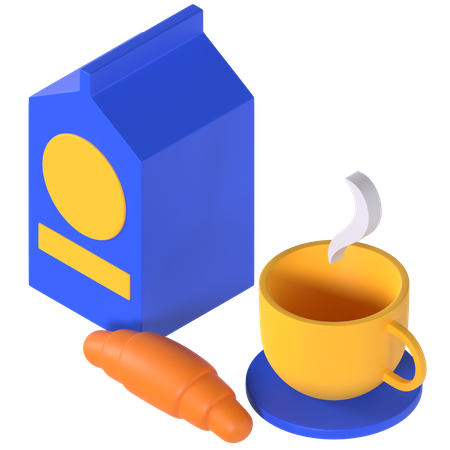 Caixa de leite  3D Icon