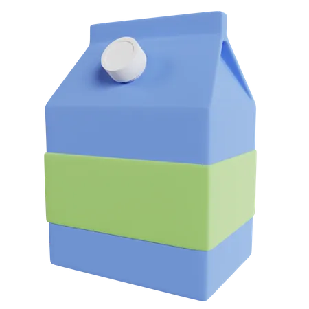 Caixa de leite  3D Icon