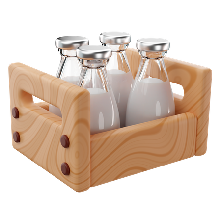 Caixa de leite  3D Icon