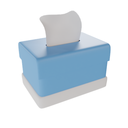 Caixa de tecido  3D Icon
