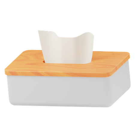 Caixa de tecido  3D Icon