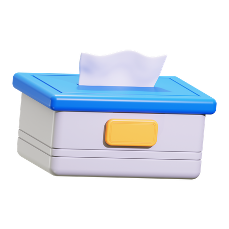 Caixa de tecido  3D Icon