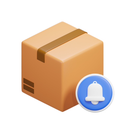 Caixa de notificação  3D Icon