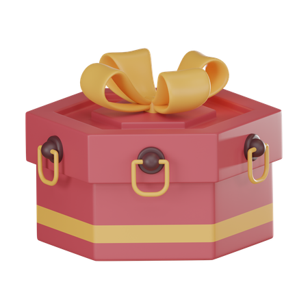 Caixa de presente chinesa  3D Icon