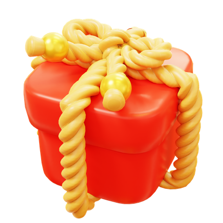 Caixa de presente chinesa  3D Icon