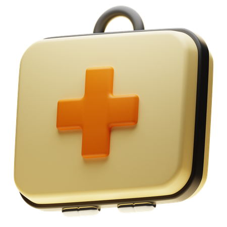Caixa de primeiros socorros  3D Icon