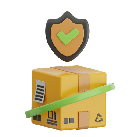 Caixa de proteção  3D Icon