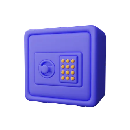 Caixa de segurança  3D Icon