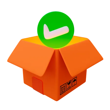 Caixa de seleção  3D Icon