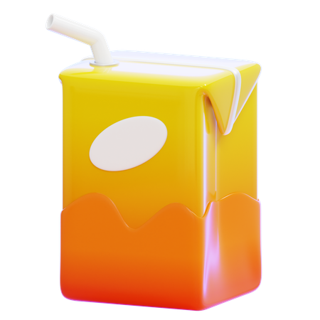 Caixa de suco  3D Icon