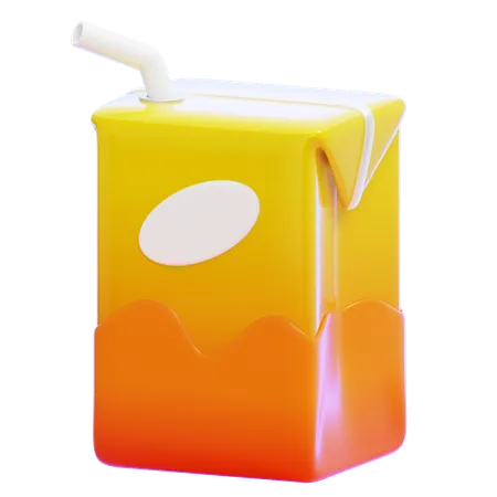 Caixa de suco  3D Icon