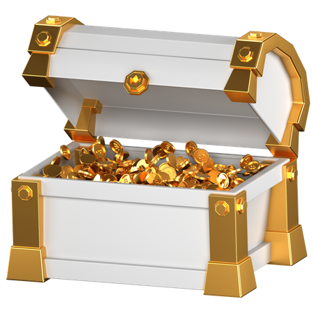 Caixa de tesouro  3D Icon
