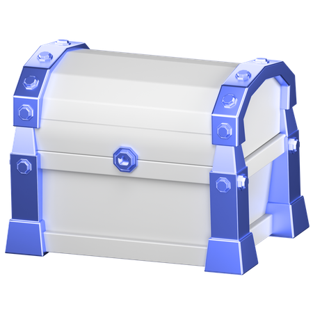 Caixa de tesouro  3D Icon