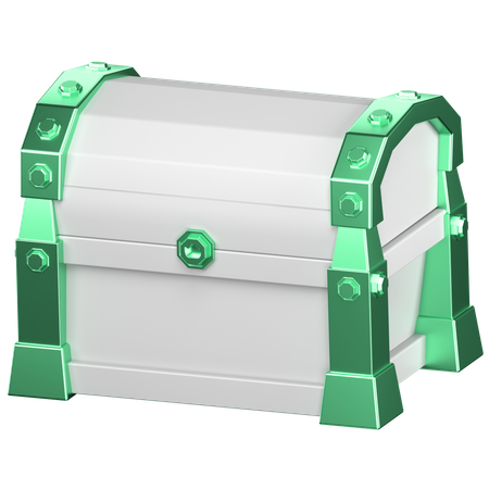Caixa de tesouro  3D Icon