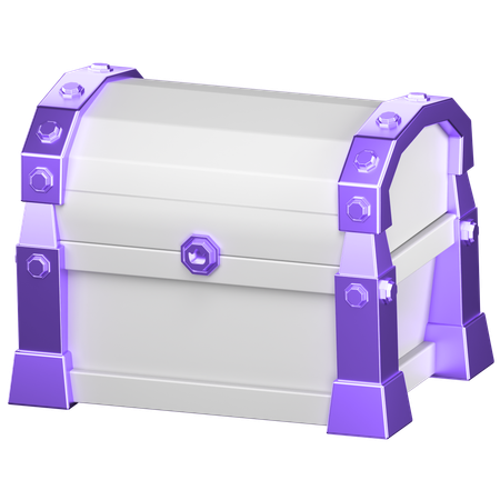 Caixa de tesouro  3D Icon