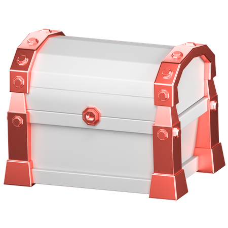 Caixa de tesouro  3D Icon