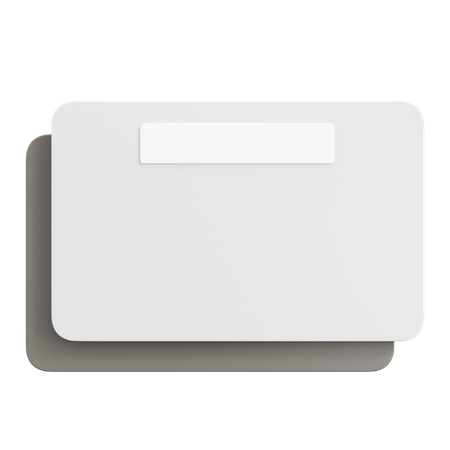 Caixa de texto  3D Icon