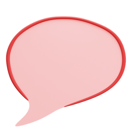 Caixa de texto com traço  3D Icon