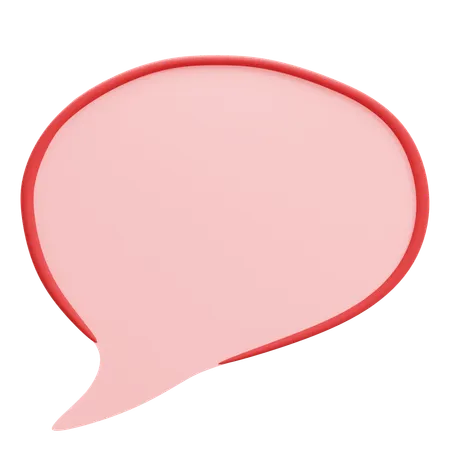 Caixa de texto com traço  3D Icon