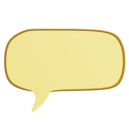 Caixa de texto com traço  3D Icon